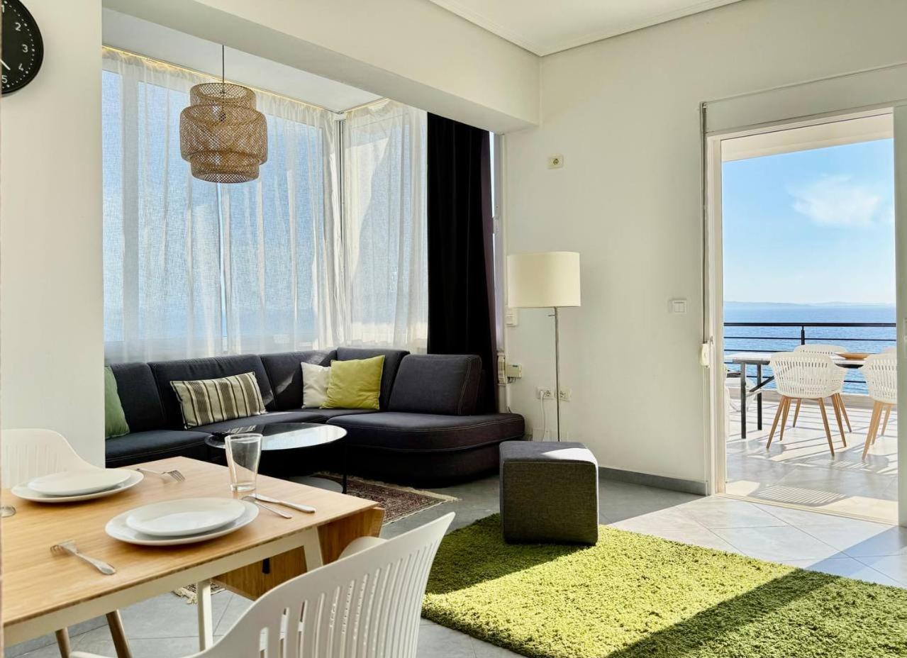 Viola Sea View Penthouse Appartement Sarandë Buitenkant foto